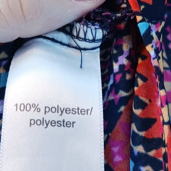 #75 Maurices Blue/Red Tank Top Size 1X - Picture 5 of 7